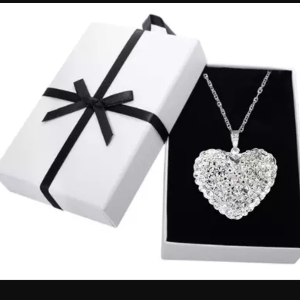 Brand new Swarovski crystal heart 925 necklace